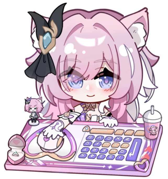 Bongo Cat爱莉希雅模型预览图（标准模式）