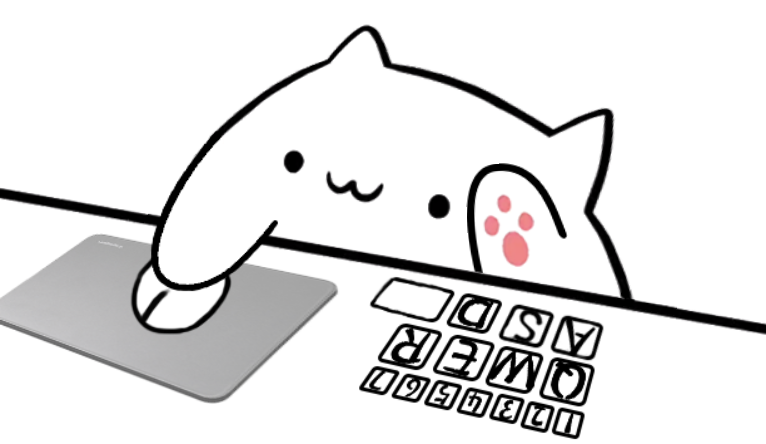 Bongo Cat经典小键盘模型预览图（标准模式）